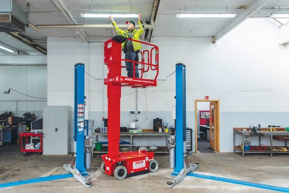 Elektro-Vertikalmast-Arbeitsbühnen mieten I Anker Vermietung