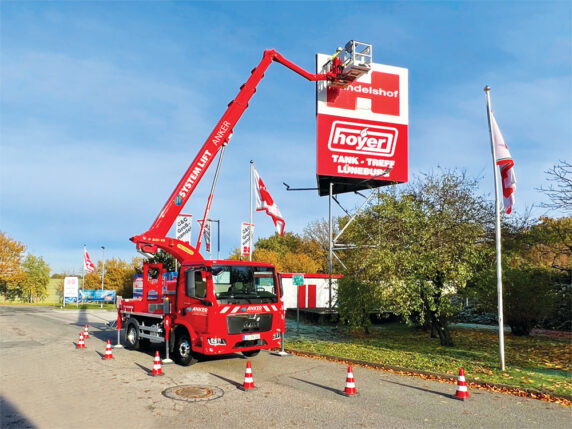 Gesamtübersicht Arbeitsbühnen
