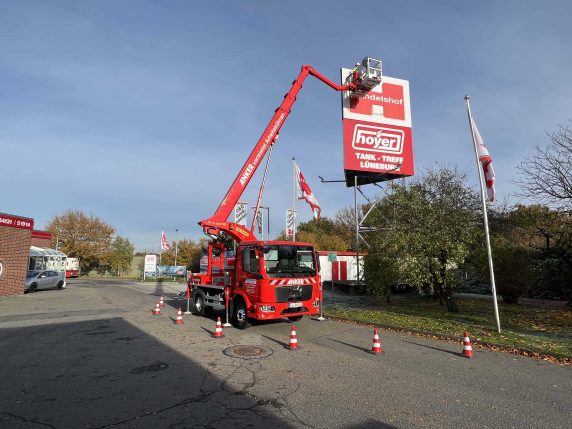 Gesamtübersicht Arbeitsbühnen